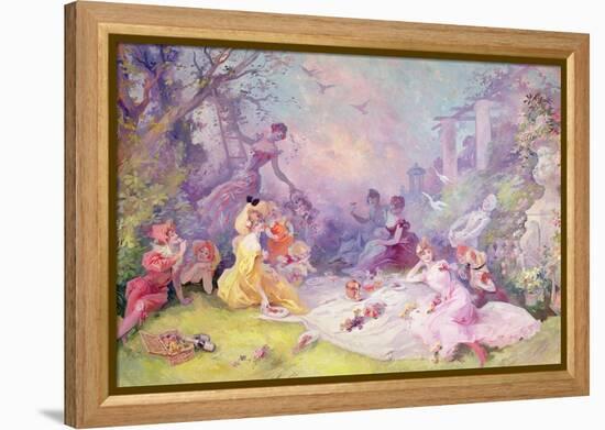 'Le Déjeuner Sur l'Herbe', 1904-Jules Chéret-Framed Premier Image Canvas