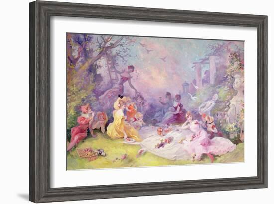 'Le Déjeuner Sur l'Herbe', 1904-Jules Chéret-Framed Giclee Print