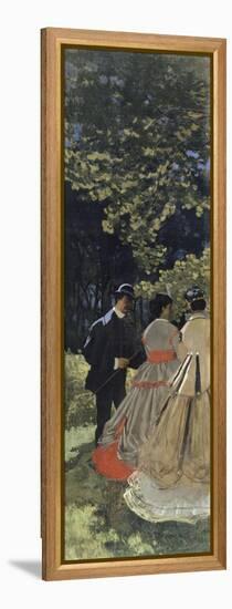 Le déjeuner sur l'herbe, fragment-Claude Monet-Framed Premier Image Canvas
