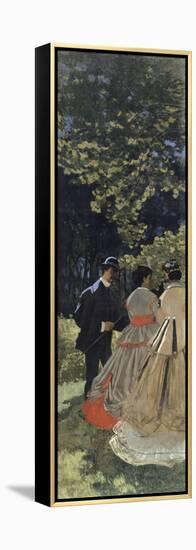 Le déjeuner sur l'herbe, fragment-Claude Monet-Framed Premier Image Canvas