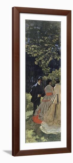 Le déjeuner sur l'herbe, fragment-Claude Monet-Framed Giclee Print