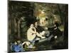 Le Déjeuner Sur L'Herbe (Luncheon on the Grass)-Edouard Manet-Mounted Art Print