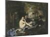 Le Déjeuner sur l'herbe-Edouard Manet-Mounted Giclee Print