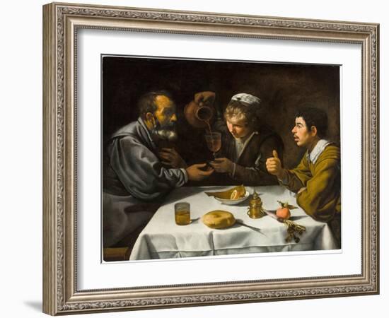 Le Dejeuner - the Luncheon, by Velazquez, Diego (1599-1660). Oil on Canvas, C. 1618. Dimension : 96-Diego Rodriguez de Silva y Velazquez-Framed Giclee Print