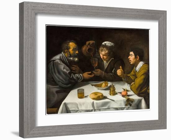 Le Dejeuner - the Luncheon, by Velazquez, Diego (1599-1660). Oil on Canvas, C. 1618. Dimension : 96-Diego Rodriguez de Silva y Velazquez-Framed Giclee Print