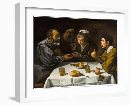 Le Dejeuner - the Luncheon, by Velazquez, Diego (1599-1660). Oil on Canvas, C. 1618. Dimension : 96-Diego Rodriguez de Silva y Velazquez-Framed Giclee Print