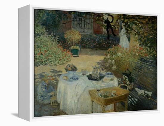 Le Dejeuner (The Luncheon)-Claude Monet-Framed Premier Image Canvas