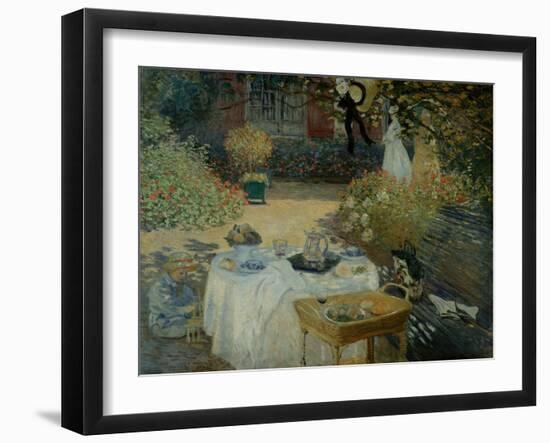 Le Dejeuner (The Luncheon)-Claude Monet-Framed Giclee Print