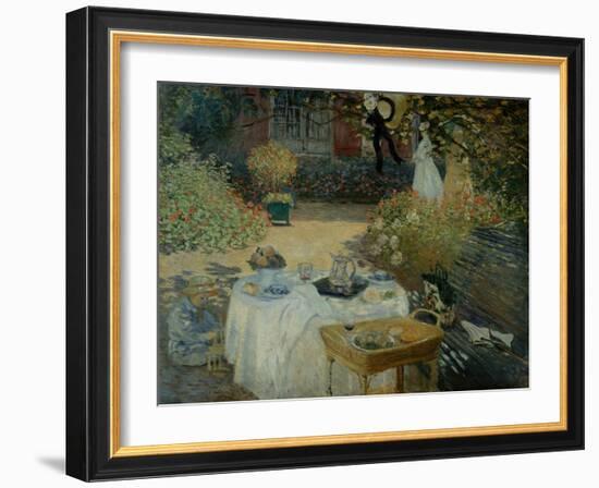 Le Dejeuner (The Luncheon)-Claude Monet-Framed Giclee Print