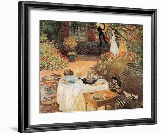 Le Dejeuner-Claude Monet-Framed Art Print