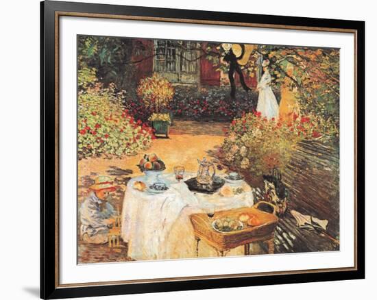 Le Dejeuner-Claude Monet-Framed Art Print