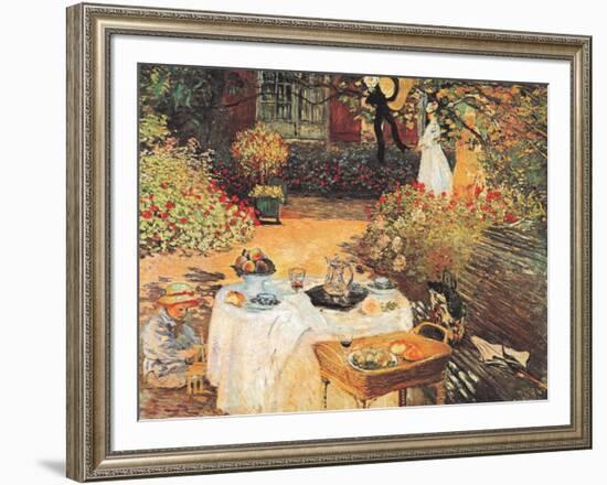 Le Dejeuner-Claude Monet-Framed Art Print