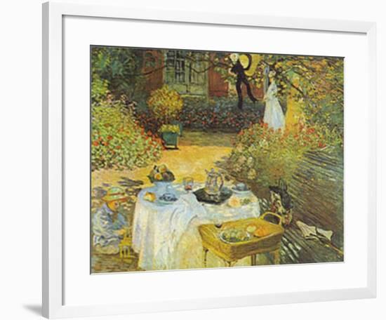 Le Dejeuner-Claude Monet-Framed Art Print