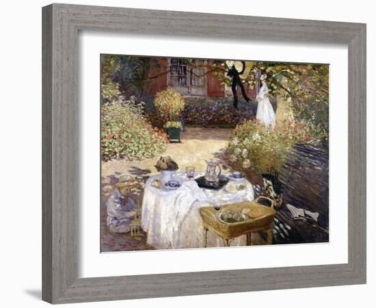 Le Déjeuner-Claude Monet-Framed Giclee Print