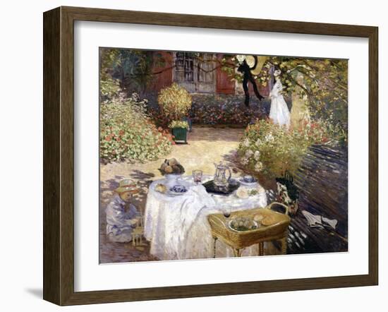 Le Déjeuner-Claude Monet-Framed Giclee Print