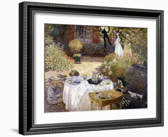 Le Déjeuner-Claude Monet-Framed Giclee Print