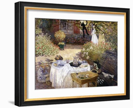 Le Déjeuner-Claude Monet-Framed Giclee Print