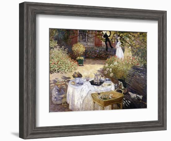 Le Déjeuner-Claude Monet-Framed Giclee Print