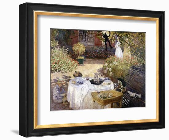 Le Déjeuner-Claude Monet-Framed Giclee Print