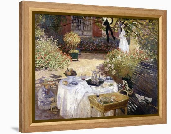 Le Déjeuner-Claude Monet-Framed Premier Image Canvas