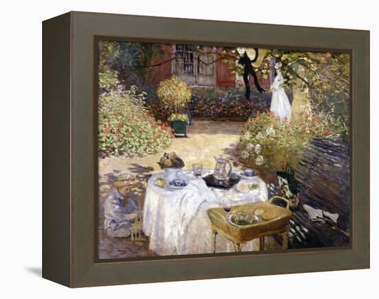 Le Déjeuner-Claude Monet-Framed Premier Image Canvas