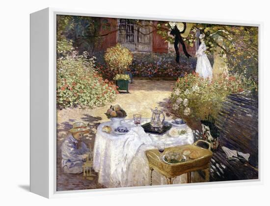 Le Déjeuner-Claude Monet-Framed Premier Image Canvas