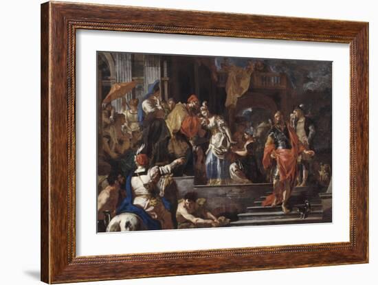 Le départ de Rebecca-Francesco Solimena-Framed Giclee Print