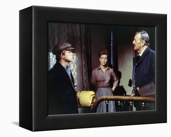 Le Dernier des Geants THE SHOOTIST by DonSiegel with Ron Howard, John Wayne and Lauren Bacall, 1976-null-Framed Stretched Canvas