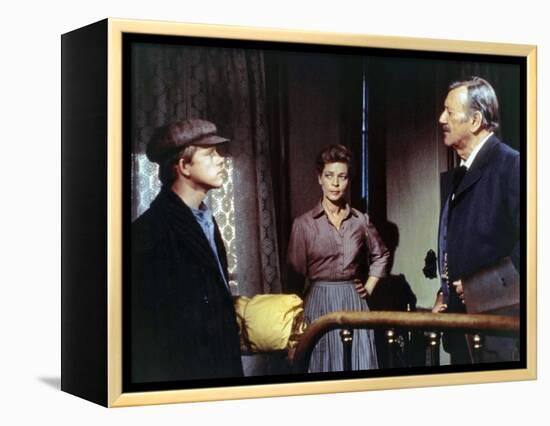 Le Dernier des Geants THE SHOOTIST by DonSiegel with Ron Howard, John Wayne and Lauren Bacall, 1976-null-Framed Stretched Canvas