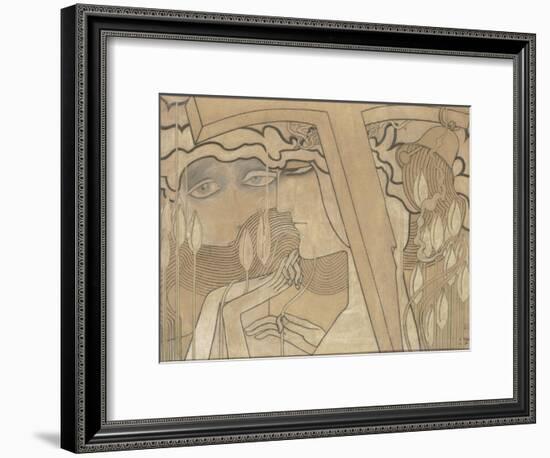 Le Désir et l'Assouvissement ou l'Apaisement-Jan Toorop-Framed Giclee Print