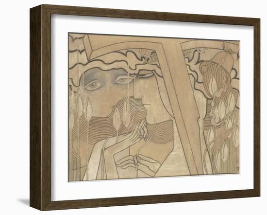 Le Désir et l'Assouvissement ou l'Apaisement-Jan Toorop-Framed Giclee Print