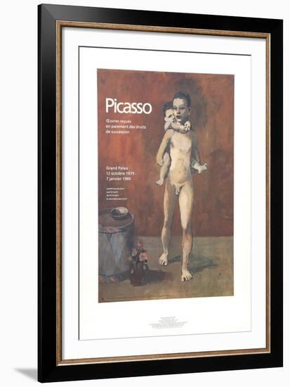 Le Deux Freres (Text)-Pablo Picasso-Framed Collectable Print