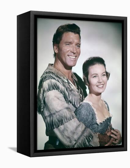 Le Disciple du Diable THE DEVIL'S DISCIPLE by Guy Hamilton with Burt Lancaster and Janette Scott, 1-null-Framed Stretched Canvas