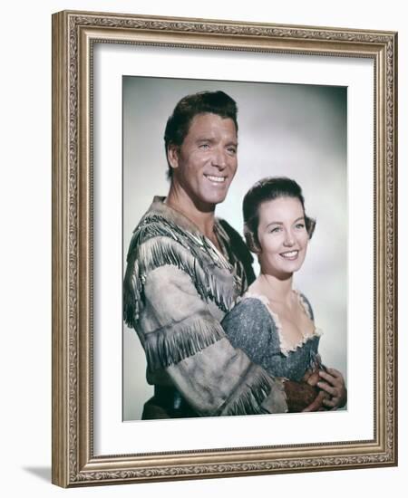 Le Disciple du Diable THE DEVIL'S DISCIPLE by Guy Hamilton with Burt Lancaster and Janette Scott, 1-null-Framed Photo