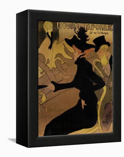 Le Divan Japonais, 1892-Henri de Toulouse-Lautrec-Framed Premier Image Canvas