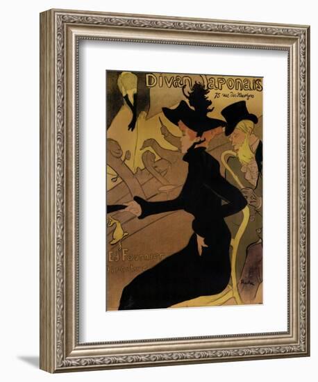 Le Divan Japonais, 1892-Henri de Toulouse-Lautrec-Framed Giclee Print