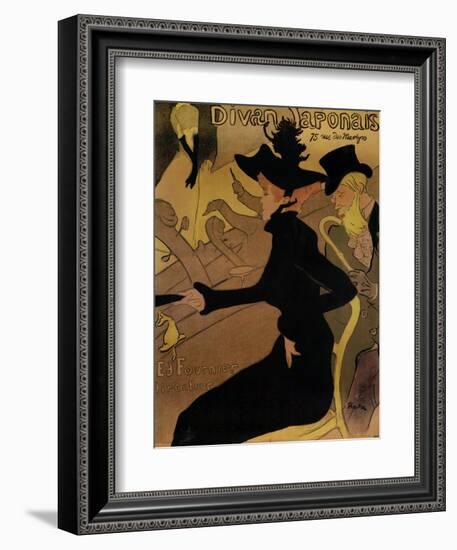 Le Divan Japonais, 1892-Henri de Toulouse-Lautrec-Framed Giclee Print