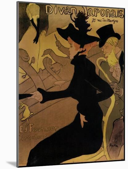 Le Divan Japonais, 1892-Henri de Toulouse-Lautrec-Mounted Giclee Print