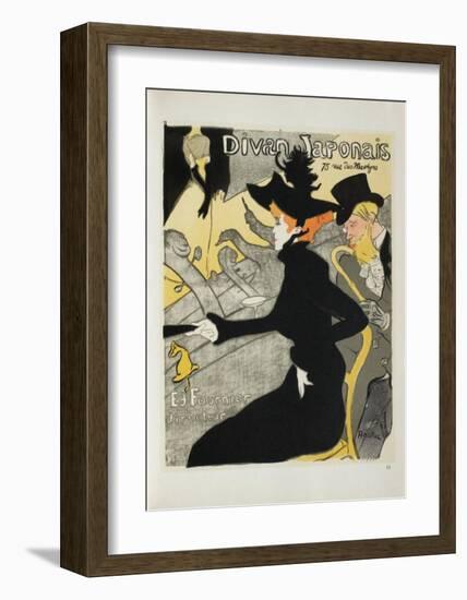 Le Divan japonais II-Henri de Toulouse-Lautrec-Framed Collectable Print