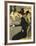 Le Divan Japonais-Henri de Toulouse-Lautrec-Framed Art Print