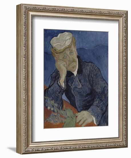 Le Docteur Paul Gachet (1828-1909)-Vincent van Gogh-Framed Giclee Print