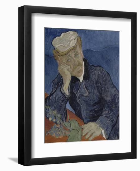 Le Docteur Paul Gachet (1828-1909)-Vincent van Gogh-Framed Giclee Print