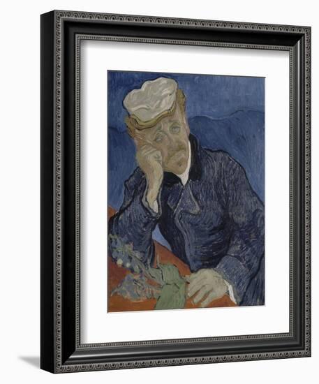 Le Docteur Paul Gachet (1828-1909)-Vincent van Gogh-Framed Giclee Print