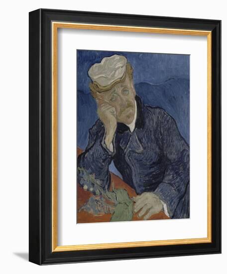 Le Docteur Paul Gachet (1828-1909)-Vincent van Gogh-Framed Giclee Print