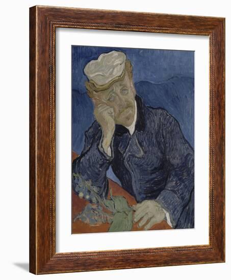 Le Docteur Paul Gachet (1828-1909)-Vincent van Gogh-Framed Giclee Print