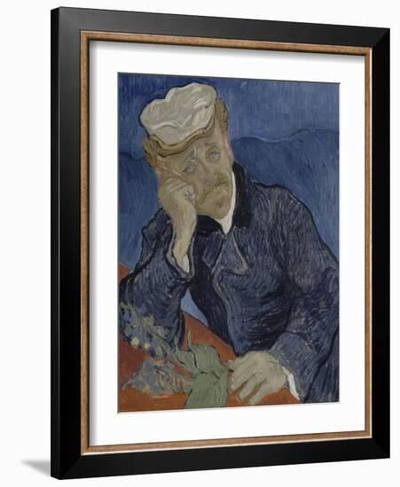 Le Docteur Paul Gachet (1828-1909)-Vincent van Gogh-Framed Giclee Print