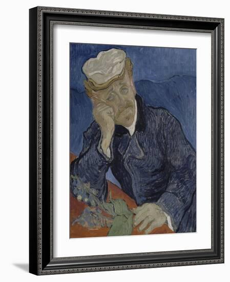 Le Docteur Paul Gachet (1828-1909)-Vincent van Gogh-Framed Giclee Print