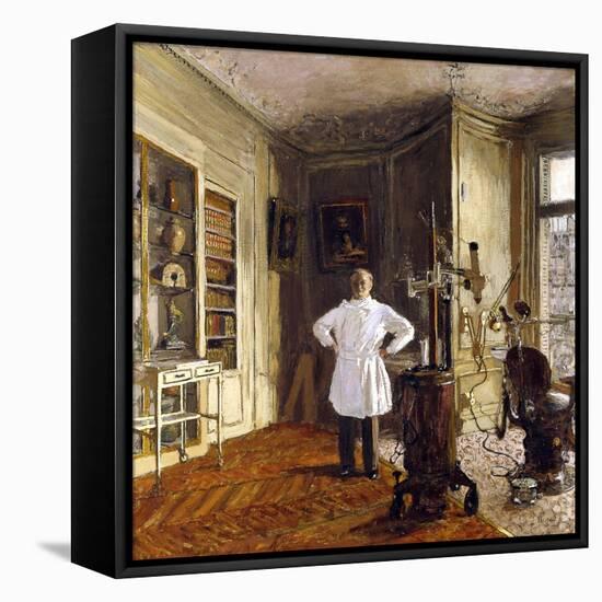 Le docteur Viau dans son cabinet-Edouard Vuillard-Framed Premier Image Canvas