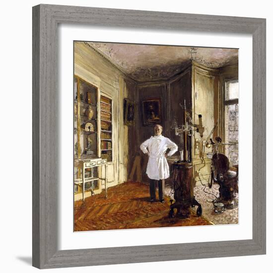 Le docteur Viau dans son cabinet-Edouard Vuillard-Framed Giclee Print