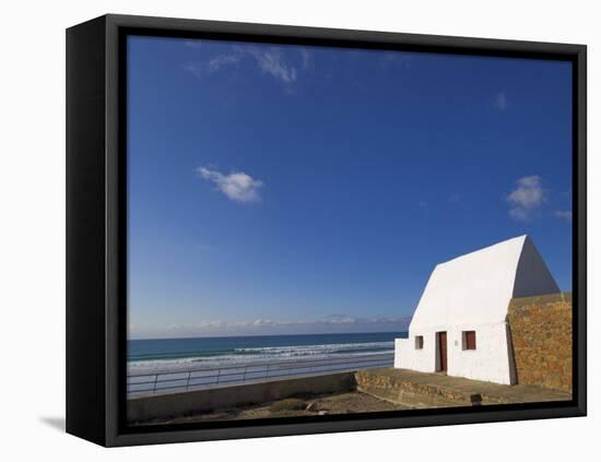 Le Don Hilton or St. Peter's Guardhouse, St. Ouens Bay, Jersey, Channel Islands, United Kingdom-Neale Clarke-Framed Premier Image Canvas